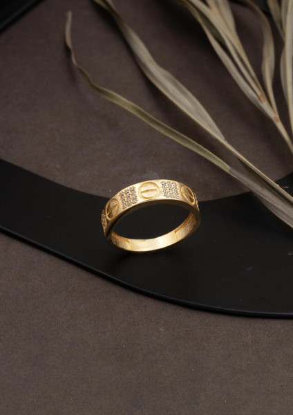 Versage Vidalı 14 Ayar Altın Yüzük modelleri