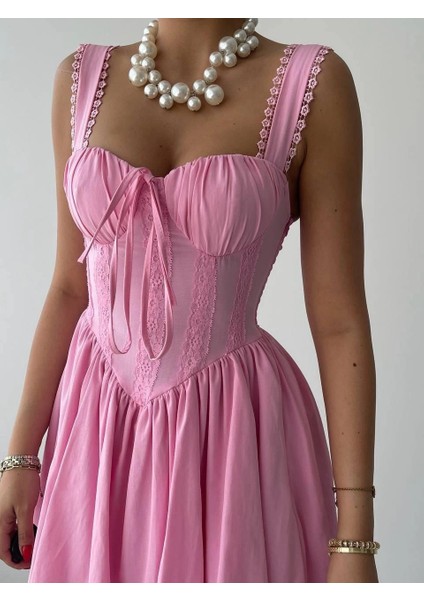 Lille Arkası Bağlamalı Elbise indirimleri