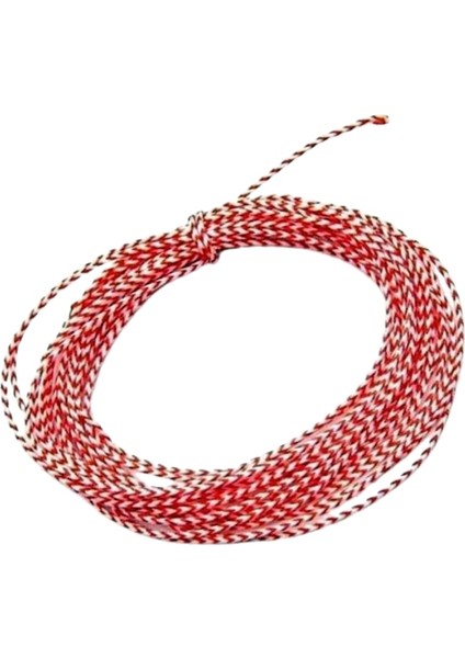 8x Assist Ipi Kırmızı/beyaz 0.60MM 3mt