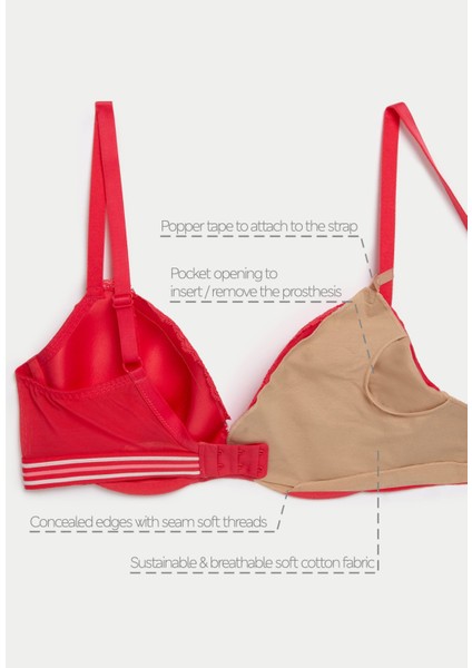 2'li Ameliyat Sonrası Sütyen Desteği Seti (Sağ) fırsatları