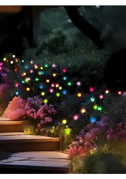 Renkli 6 Ledli Su Geçirmez Dekoratif Bahçe Çiçekleri Güneş Enerjili Süs Lamba Güneş Panelli Solar Bahçe Işıkları Aydınlatma Lamba Seti fiyatları