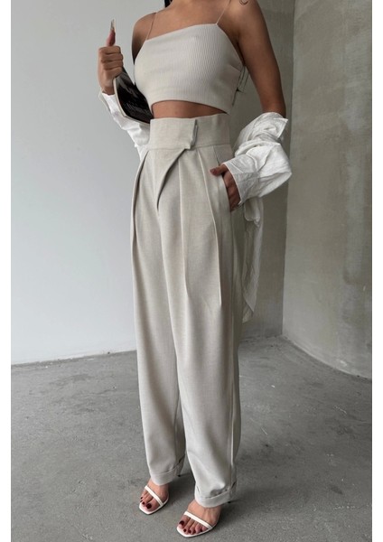 Tasarım Pantolon - Bej fiyatları