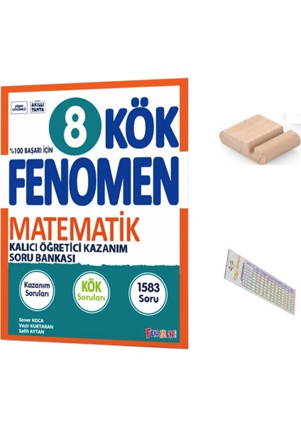 8.sınıf Kök Matematik Soru Bankası 2025-2026 +Çözüm Ayracı+Telefon Tutucu