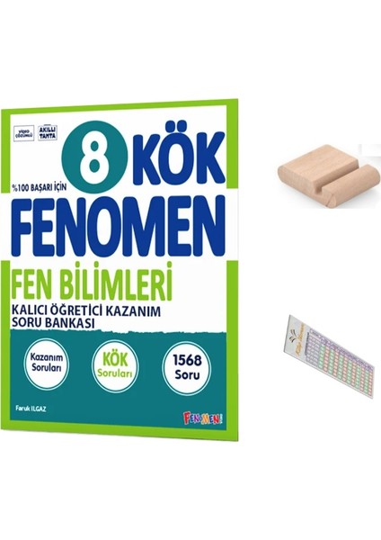 8.sınıf Kök Fen Soru Bankası 2025-2026 +Çözüm Ayracı+Telefon Tutucu