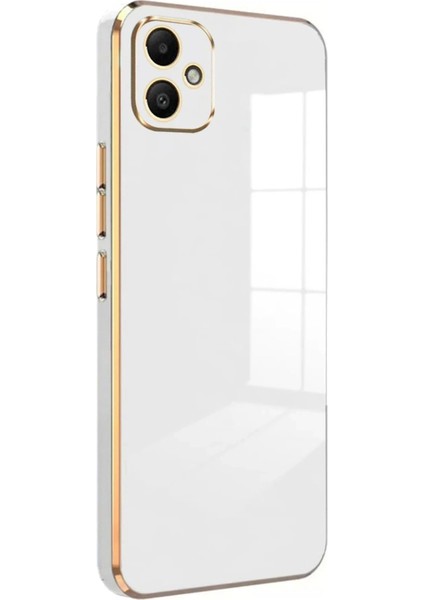 Newface Samsung Galaxy A05 Kılıf Volet Silikon - Beyaz