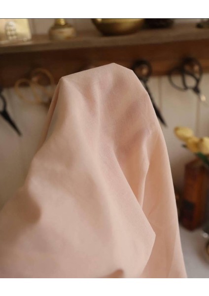 Açık Soft Pudra Pamuk Vual Astar