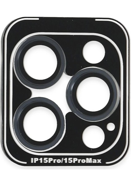 Joko iPhone 15 Pro Max Pvd Metal Kamera Lens - Lacivert