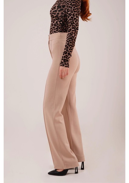 Ön Dikiş Detaylı Tek Düğme Taş Pantolon modelleri