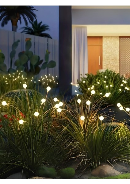 Beyaz 6 Ledli Su Geçirmez Dekoratif Bahçe Çiçekleri Güneş Enerjili Süs Lamba Güneş Panelli Solar Bahçe Işıkları Aydınlatma Lamba Seti modelleri