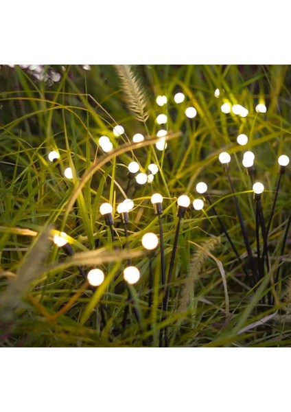 Beyaz 6 Ledli Su Geçirmez Dekoratif Bahçe Çiçekleri Güneş Enerjili Süs Lamba Güneş Panelli Solar Bahçe Işıkları Aydınlatma Lamba Seti indirimleri
