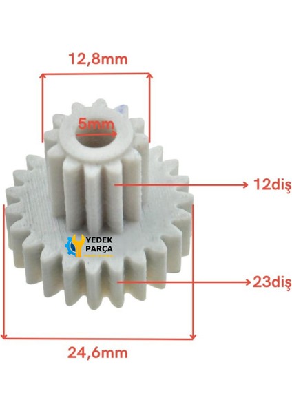 Fakir Uyumlu Tilia, Lucca, Speed Lucca Doğrayıcı Kapak Aktarım Dişlisi fiyatları