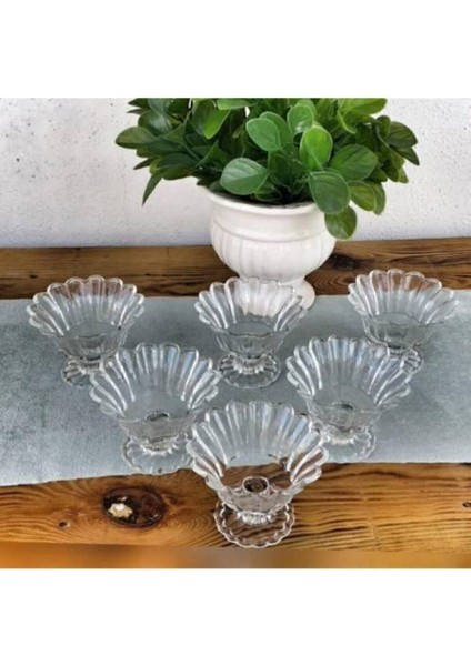 Palmiye Ayaklı Cam 6lı Şekerlik/reçellik/lokumluk fiyatları