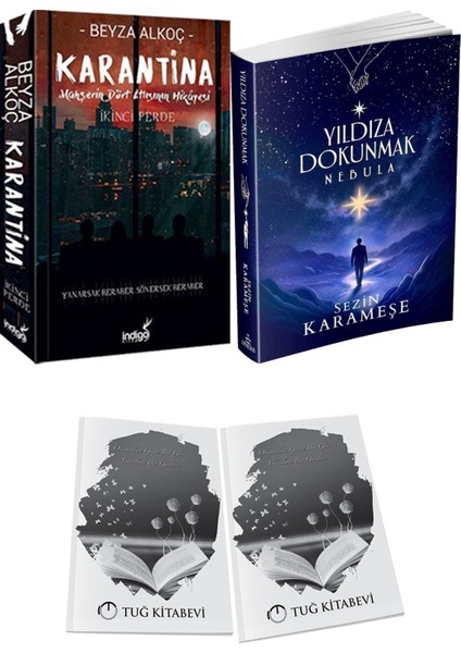 Yıldıza Dokunmak 2 Nebula ve Karantina 2 Beyza Alkoç 2li Set + Hediyeli