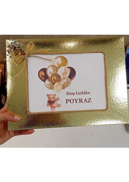 Isme Özel Balonlu (Elit Çikolata) Isimli Bebek Çikolatası 72LI Dogum-Yaş Günü-Hediyelik Çikolata