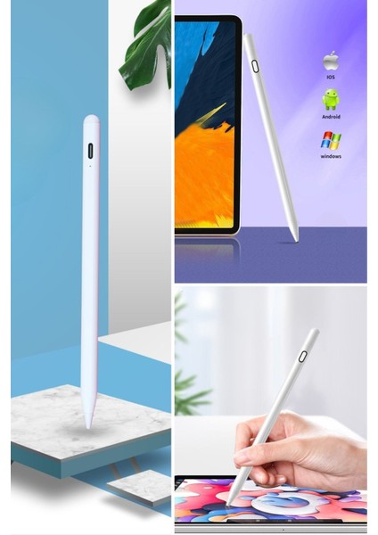 Evrensel Tablet ve Dokunmatik Telefonlarla Uyumlu Hassas Çizim ve Tasarım Kalemi
