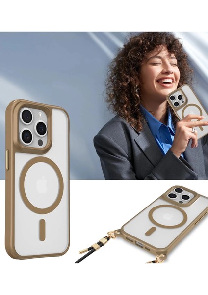 Newface iPhone 15 Pro Max Kılıf Enka Magsafe Silikon Kılıf - Siyah fırsatları