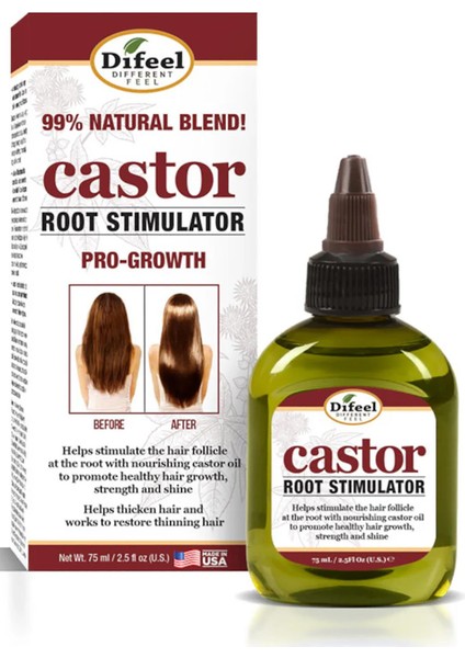 Castor Root Stimulator Saç Bakım Yağı 75 ml
