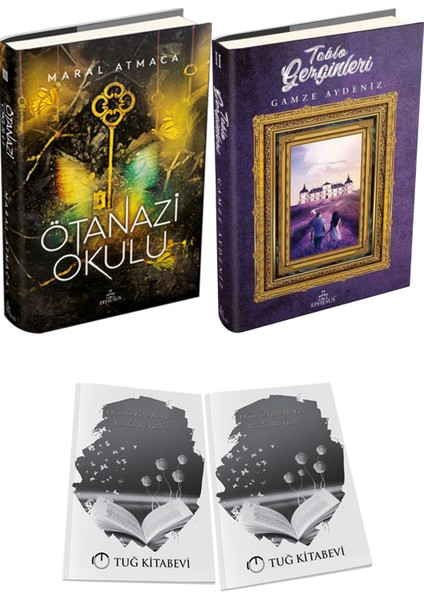 Tablo Gezginleri 2 Ciltli ve Ephesus Ötanazi Okulu 3 Ciltli Maral Atmaca 2li Set + Hediyeli