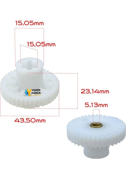 Arçelik Uyumlu K 8138 Hb Blender Hazne Kapağı Dişli Tamir Seti fırsatları