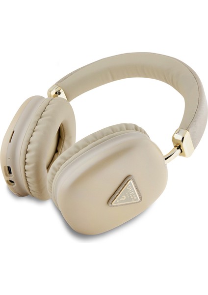 Orjinal Lisanslı Pu Metal Üçgen Logolu Kulak Üstü Bluetooth Kulaklık Luxury Dizayn Gold fiyatları