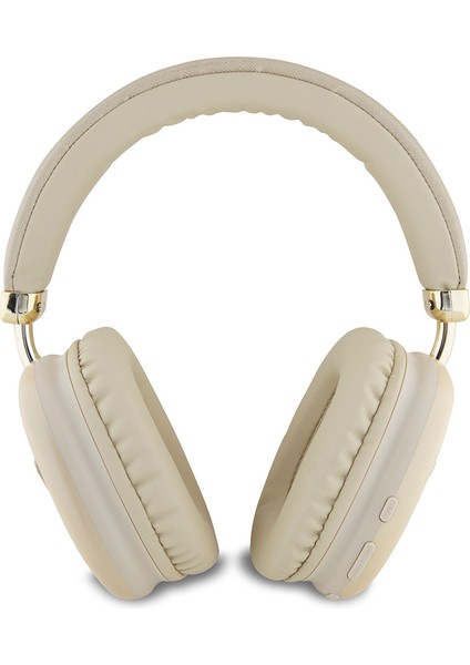 Orjinal Lisanslı Pu Metal Üçgen Logolu Kulak Üstü Bluetooth Kulaklık Luxury Dizayn Gold modelleri