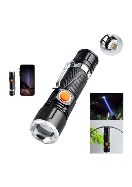 P50 LED Şarjlı Mıknatıslı USB El Feneri fiyatları