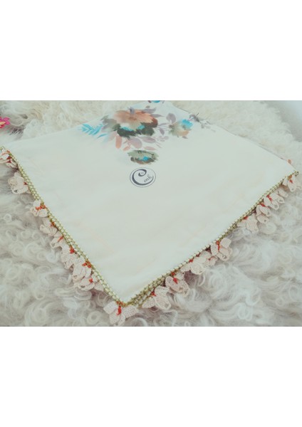 ve Reyhan El Emeği Iğne Oyası Yazma , Fular ,yemeni, Mevlüt Örtüsü ,hediyelik 4 Kenarı Oyalı