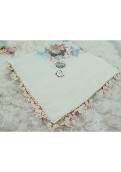 ve Reyhan El Emeği Iğne Oyası Yazma , Fular ,yemeni, Mevlüt Örtüsü ,hediyelik 4 Kenarı Oyalı