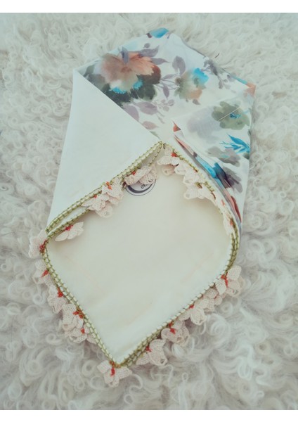 ve Reyhan El Emeği Iğne Oyası Yazma , Fular ,yemeni, Mevlüt Örtüsü ,hediyelik 4 Kenarı Oyalı