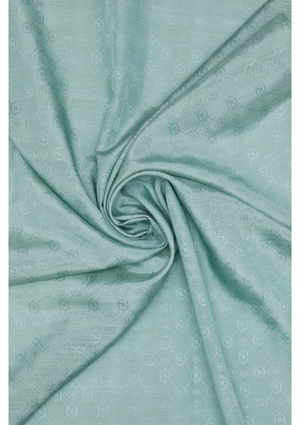 Pamuk Ipek Monogram Şal 300116-TURKUAZ fiyatları