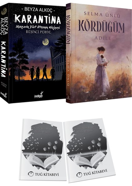 Kördüğüm: Adile ve Karantina 5 Beyza Alkoç 2li Set + Hediyeli