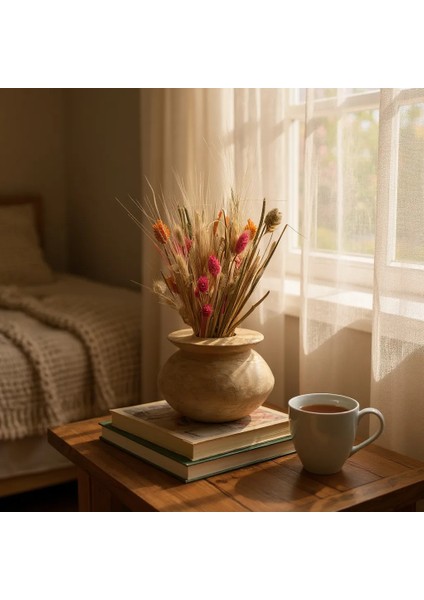 Dokulu Vazo (Toprak-Bej) fiyatları