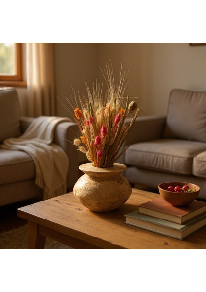 Dokulu Vazo (Toprak-Bej) indirimleri