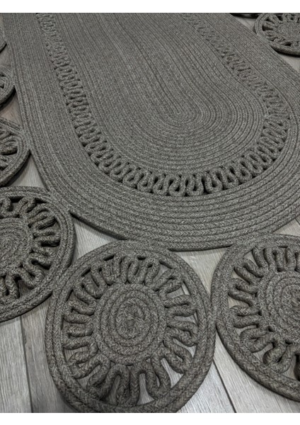 Marguerite Özel Tasarım Hasır Jüt Kilim – Koridor, Antre ve Salon Halısı Yolluk indirimleri