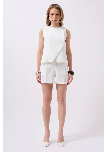 Yandan Düğmeli Dokuma Yelek fiyatları