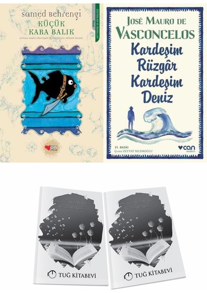 Küçük Kara Balık ve Kardeşim Rüzgar Kardeşim Deniz + Hediyeli