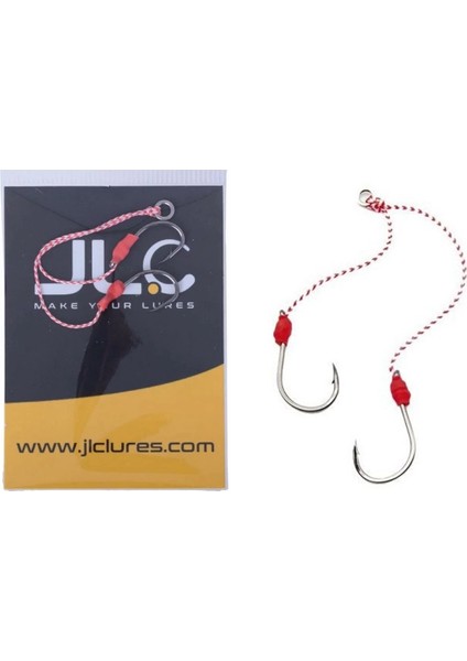 Çiftli Hazır Assist Iğne #8 Ika / Tokuri (1 Adet)