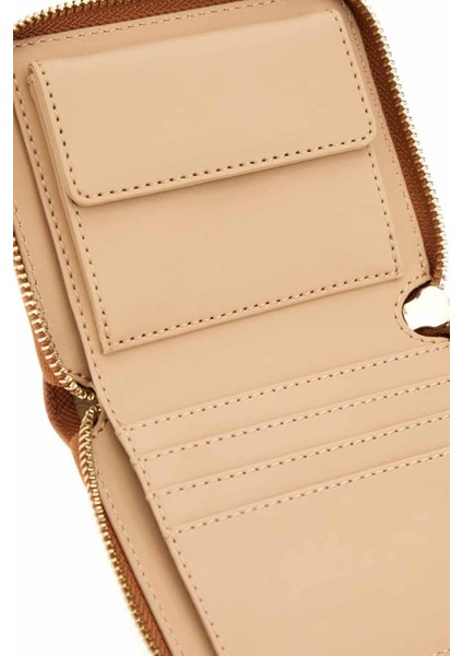 Kadın Debora Fermuarlı Cüzdan - Kahverengi fiyatları