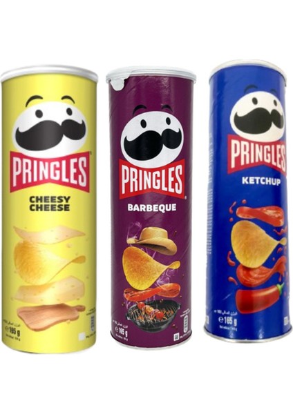 (3 Adet) Cheese & Barbeque & Ketchup