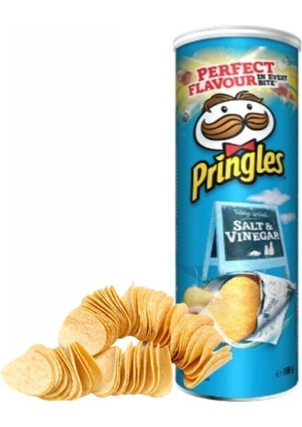 Tuz ve Sirke Aromalı Patates Cipsi 165 gr Lezzetli Atıştırmalık