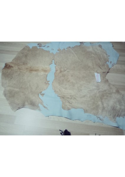 Doğal Işlenmemiş Hakiki Derisi Dana Postu Halı Yolluk