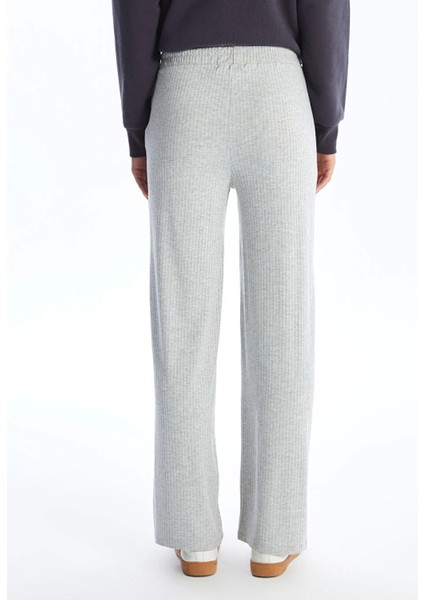 Lcw Vision Gri Beli Lastikli Düz Kaşkorse Kadın Pantolon fırsatları