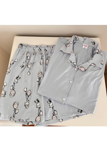 Kadın Kısa Kollu Pijama Takımı