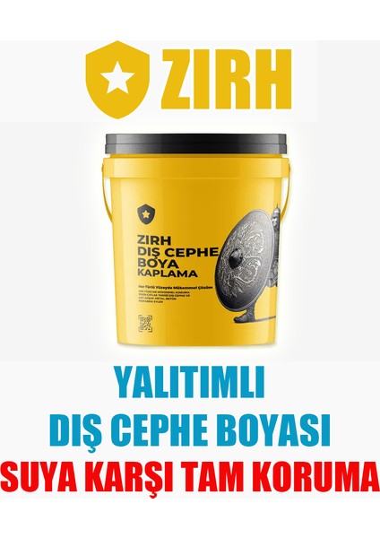 Yalıtımlı Dış Cephe Boyası 20 kg Kırık Beyaz