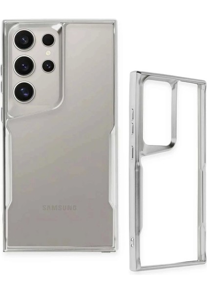 Newface Samsung Galaxy S25 Ultra Kılıf Boyi Silikon Kapak - Siyah