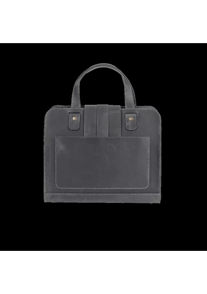 Isme Özel Crazy Büyük Boy Çanta - %100 Crazy Deri - AC09005 - Antrasit fiyatları