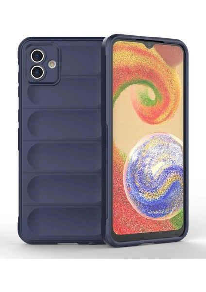 Newface Samsung Galaxy A04 Kılıf Optimum Silikon - Lacivert
