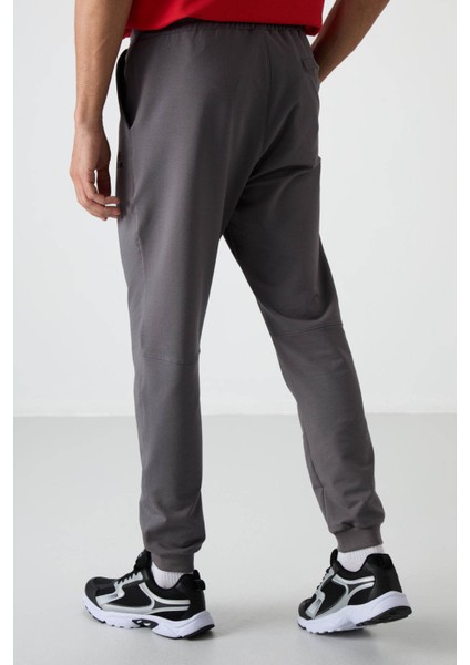 Comfort Fit Nakışlı Koyu Gri Erkek Eşofman Altı T15ER-82123_01 indirimleri