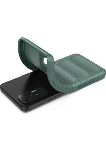 Newface Xiaomi Mi 12 Lite Kılıf Optimum Silikon - Koyu Yeşil fırsatları