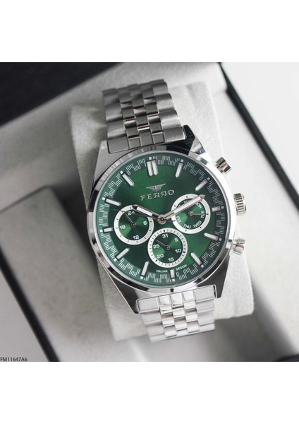 FM11647A6 Çelik Kordonlu Erkek Kol Saati